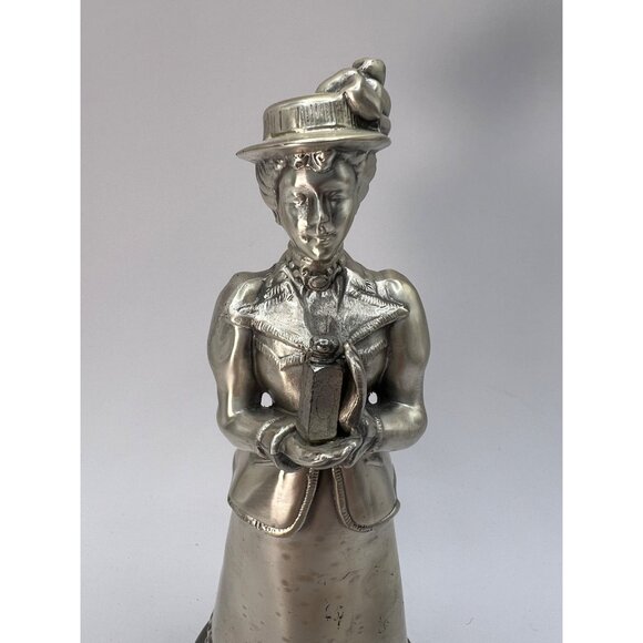 1985 Avon Pewter Figurine, # 4 In Sales Increase - Picture 2 of 8